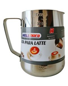 Jarra De Acero Inoxidable De 900 ML Para Leche/Café - Plateado