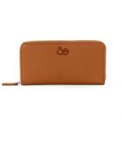 Cloe - Cartera Grande Cierre Sencillo color Tan para Mujer - 1