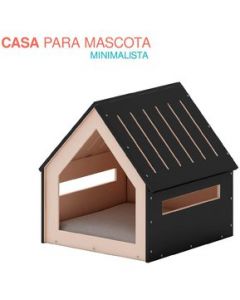 Casa Cama Para Interior Gato Perro Raza Mediana Minimalista