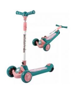 Scooter Patín Del Diablo Para Niños Aeiou 760 Plegable Verde