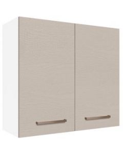 Alacena 70 cm 2 Puertas Blanco/Crema Agata Madesa - Blanco/Crema