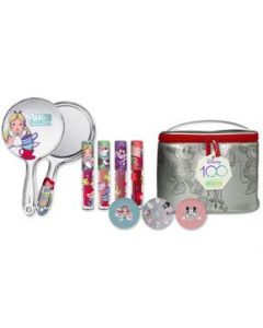 Set Bálsamos, labiales, espejo y cosmetiquera Disney 100