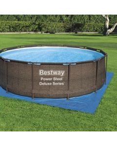 Tapete Protector Para Alberca Bestway Azul 396 cm