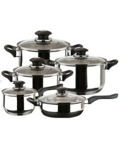 Batería Cocina Magefesa Acero Inoxidable Mod Family 10 Pzas