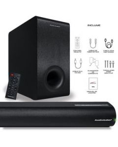 Barra De Sonido 2.1 Con Subwoofer Inalámbrico Audiobahn 500w