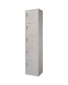 Locker Casillero Metalico Organizador 5 Puertas Oficina Chapa 180 cm