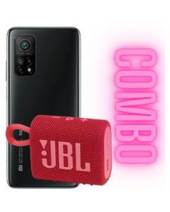 Xiaomi Mi 10t 5g Dual Sim 128 Gb Negro + JBL Go 3 Rojo - Combo