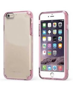 . Funda PUREGEAR Slimshell Pro para iPhone SE 2020 iPhone 8 y 7 Transp Rosa