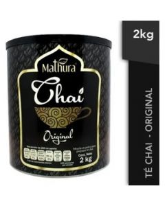 Lata De Te Chai Original De 2kg Marca Mathura.