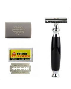 Pack Afeitado The Shaving Co Rastrillo + Navajas + Protector - 1