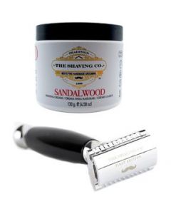 The Shaving Co Kit Crema De Afeitar Sandalo Rastrillo Negro - 1