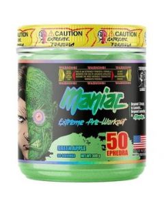 Maniac 30serv. Pre Entrenamiento Oxido Nitrico - Manzana