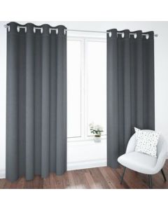 Cortina BlackOut Rebeca - 2 Paneles Calidad Premium -Gris