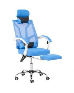 Silla Ejecutiva Reclinable Onof Respaldo Malla Ergonomica - Azul