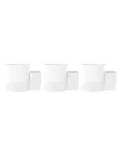 Bangcheer-Soporte de pared para TP-Link, Deco X20 X60 X50 X55 WiFi 6 Soporte de montaje en pared con organizador de cables, sistema WiFi de malla para el hogar, soporte resistente, soporte de pared TP-Link para ahorro de espacio (paquete de 3)