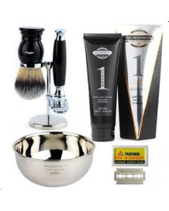 Kit De Rasurado Completo The Shaving Co. Black - 1