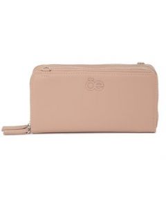 Cloe - Cartera Grande Cierre Doble color Nude para Mujer - 1