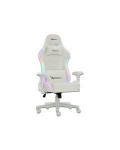 SILLA GAMER XZEAL RGB XZ15 BLAN CA SOPORTE LUMBAR/SUPERIOR