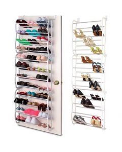 Zapatera Puerta Colgante  36 Pares   Zapatos Rack and Pack Blanco Tenis