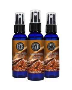 3 Frascos De Aceite De Café JYE 100% Natural 60 ML Cada Uno