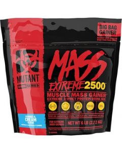 Ganador de masa Mutant Mass Extreme Gainer 6 lbs - Chocolate