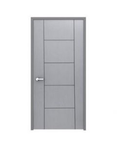 Puerta Capri Rauteada MDF Gris Amanecer 70 x 213 cm - &hellip;