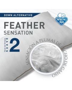 Almohada Spring Air Feather Sensation - Suave - Estándar