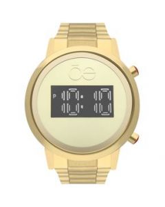 Reloj Digital Cloe Con Extensible De Acero Inoxidable Dorado OE2333