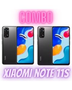 COMBO 2 XIAOMI NOTE 11S 128GB 4GB 5G GRIS DUAL SIM