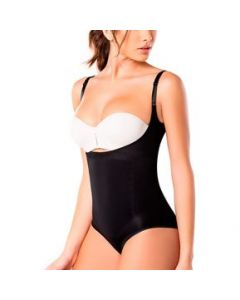 Faja Colombiana Body Reductor Doble Control Abdominal Original - Negro