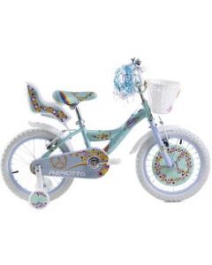 Bicicleta Benotto BMX FLOWER POWER R16 Acero 1V Aqua Claro/Azul  Niña - UNITALLA