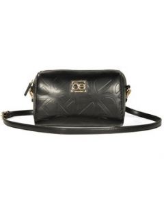 Bolsa Crossbody Cloe para Mujer Monograma Troquelado Negro - MEDIANA