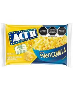 Palomitas Act II Mantequilla Paquete con 8 Pzs de 87 gr c/u