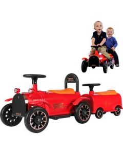 Tren Eléctrico Infantil Honey whale BDQ-8112 Rojo