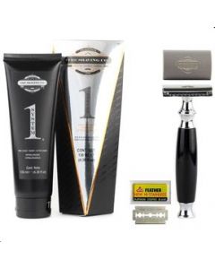 Pack Afeitado Rastrillo + After Shave + Navajas + Protector - 1