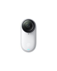 Insta360 GO 3S - Cámara blanca GO 3S de 128 GB solo 4K pequeña cámara portátil Vlogging POV manos libres, montaje en cualquier lugar, estabilización, duración de batería de 140 minutos, 10 m