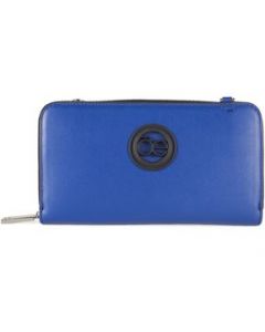 Cartera Cloe para Mujer Grande Cierre Sencillo Doble Función Azul