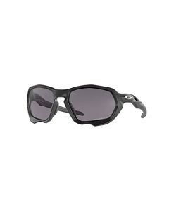 OO9019 Oakley Plazma Sunglasses, Matte Black/Prizm Grey Polarized, 59mm