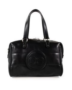 Bolsa Bowling Cloe para Mujer Acolchada Negro - MEDIANA