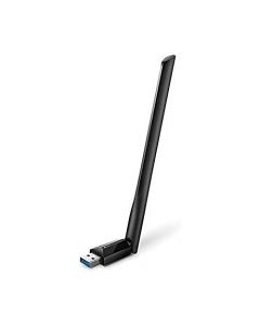 TP-Link Archer T3U Plus Adaptador USB Wifi para PC AC1300Mbps Adaptador de red inalámbrico para escritorio con antena de 2,4 GHz / 5 GHz de banda dual de 5 dBi de alta ganancia, compatible con Windows