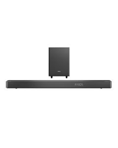 Hisense AX3125H Barra de Sonido de 3.1.2Ch con subwoofer inalámbrico, 440W, Dolby Atmos, Bluetooth 5.3, EzPlay, 4K HDMI Pass Through, Roku TV Ready, DTS:X, HDMI/AUX/ARC/Óptica/USB, 7 Modos EQ