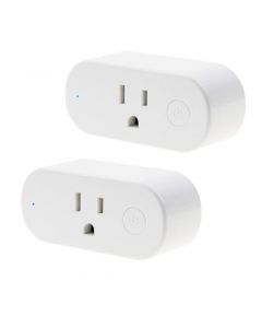 Shelly Plus Plug US | Enchufe inteligente WiFi y Bluetooth con Мonitoreo de Еnergía | Automatización del hogar | Aplicación iOS Android | Compatible con Alexa, SmartThings y Google Home (2 Pack)