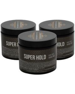 Kit X3 Pomada Cabello The Shaving Co Super Hold Brillo Medio - 1