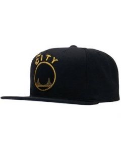 Gorra Mitchell &amp; Ness Golden State Warriors Satin NBA Basquetbol - UNITALLA