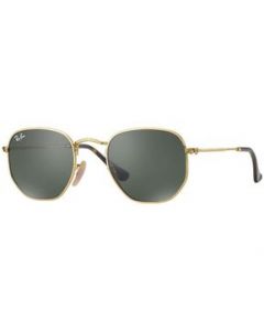 Lentes de Sol Ray Ban Rb3548n 001 Hexagonal Flat - UNITALLA