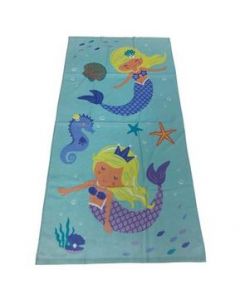 Toalla Infantil Sirena 60 X 120Cm Just Home Collection Ab23Pbt008 -Multicolor - &hellip;