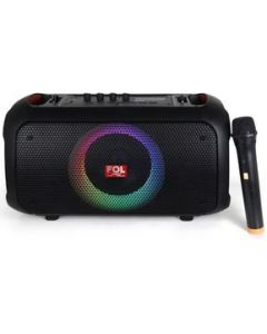 Bocina Portátil Bluetooth Tws Rgb Micrófono Fol Pro L128 - ...Negro