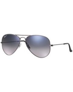 Lentes Ray Ban Rb3025 004/78 Aviator Gris Polarizado - MEDIANA