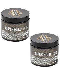 Kit X2 Pomada Cabello The Shaving Co Super Hold Brillo Medio - 1