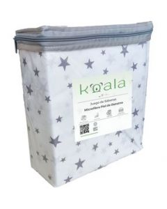 Juego de Sábanas Microfibra Koala -Matrimonial -Estampada -Estrella